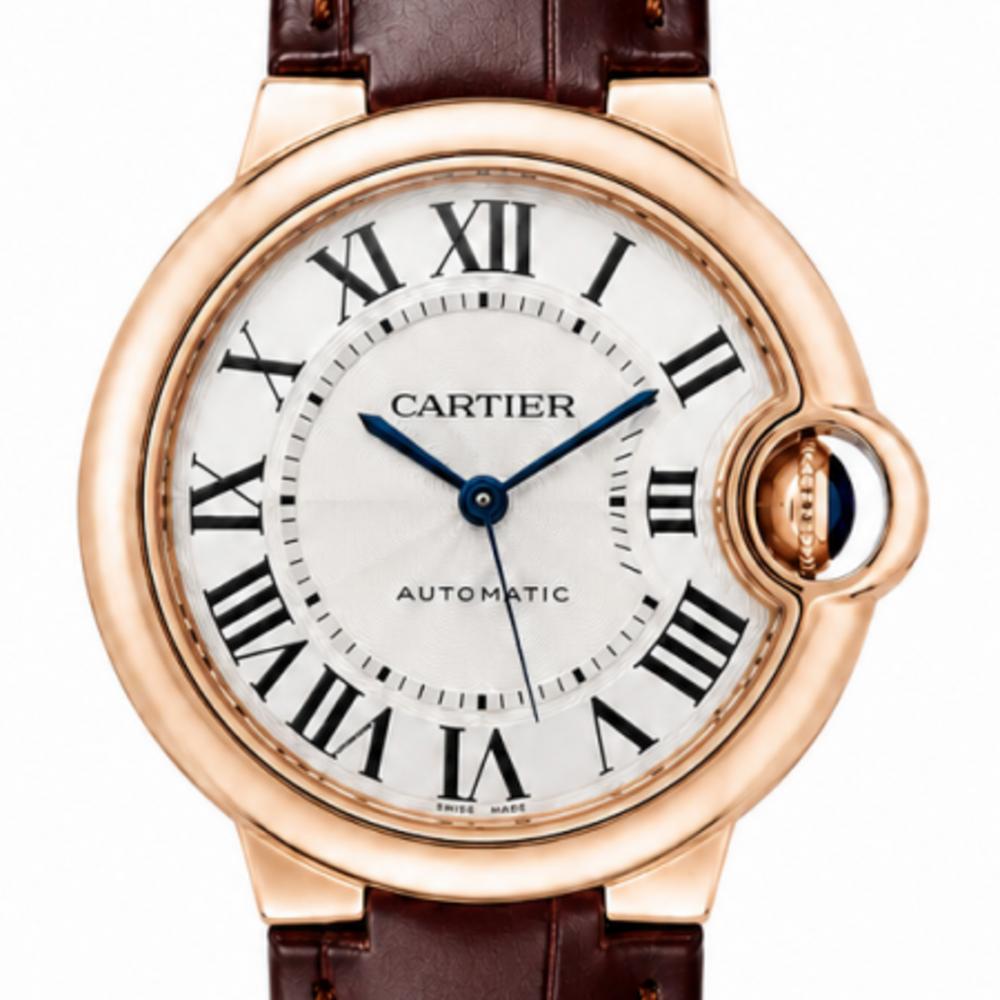 Cartier Ballon Bleu De 33MM W6920097 18Kt Rose Gold Watch
